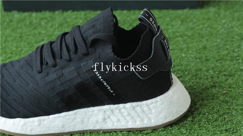 Real Boost Adidas NMD R2 Primeknit Black